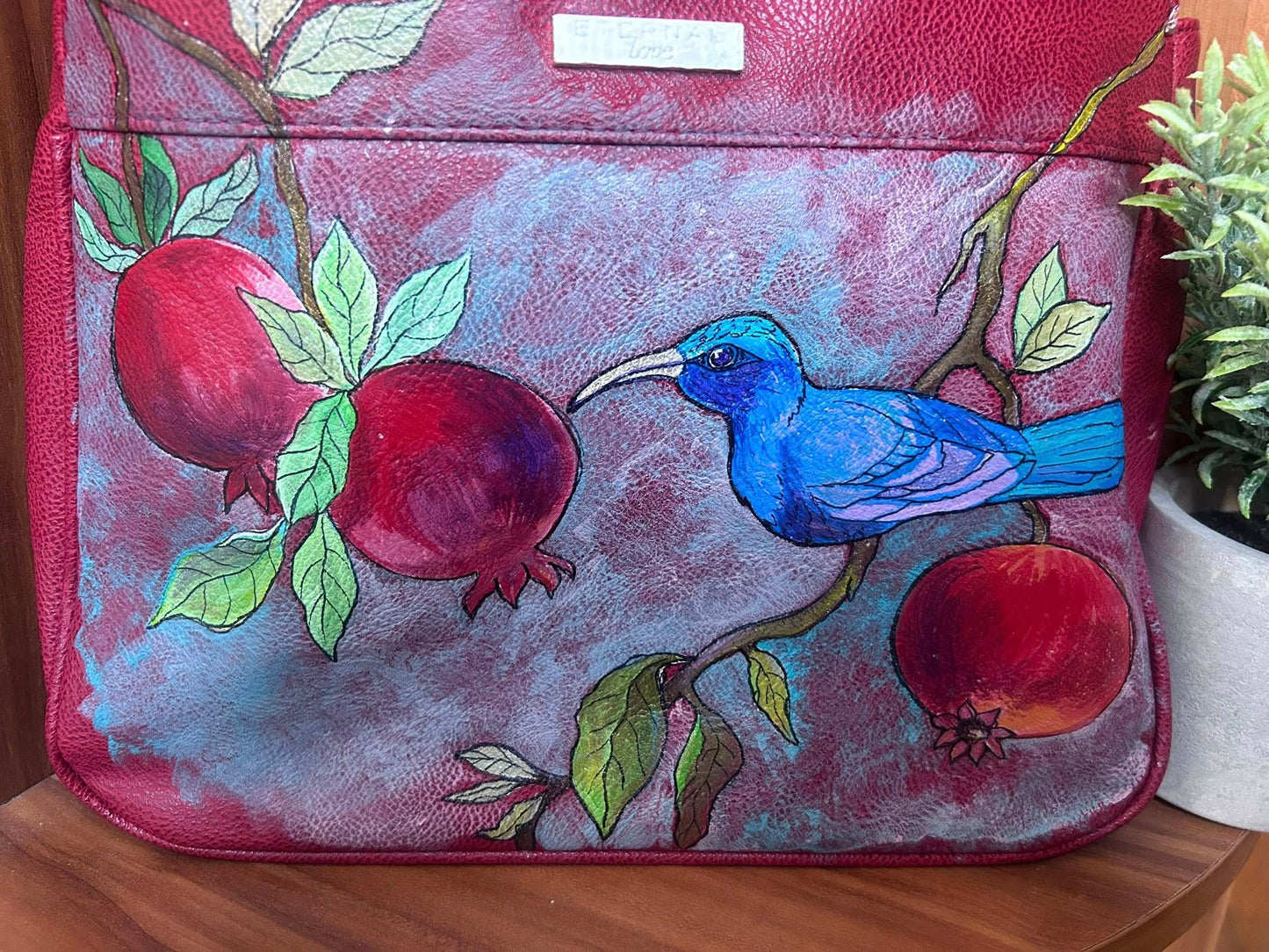 Hand-painted purse