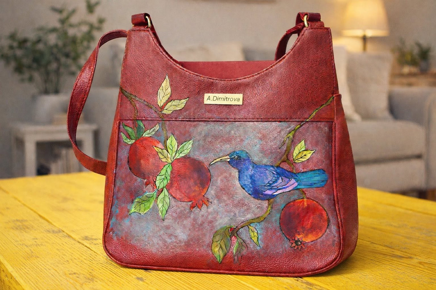 Hand-painted purse