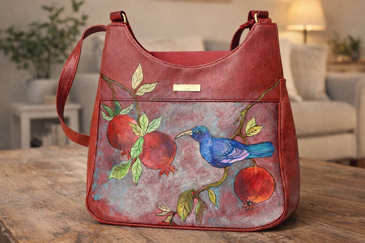 Hand-painted purse